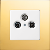 Solo carat_Anténní zásuvka TV+R+SAT