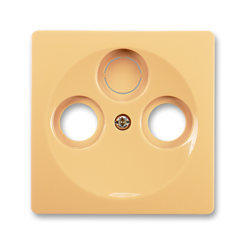 Kryt zásuvky anténní, s vylamovacím otvorem, Swing®, Swing®L, béžová