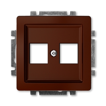 Kryt zásuvky komunikační, Swing®, Swing®L, hnědá