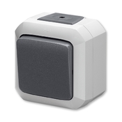 Spínač jednopólový IP 54, Variant+, šedá