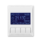 Termostat univerzální programovatelný (ovládací jednotka), Element®, Time®, bílá / bílá