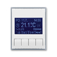 Termostat univerzální programovatelný (ovládací jednotka), Element®, bílá / ledová šedá