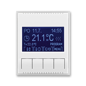 Termostat univerzální programovatelný (ovládací jednotka), Time®, Element®, bílá / ledová bílá