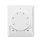 Termostat univerzální otočný (ovládací jednotka), Element®, Time®, bílá / bílá