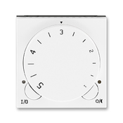 Termostat univerzální otočný (ovládací jednotka), Levit®, bílá / ledová bílá