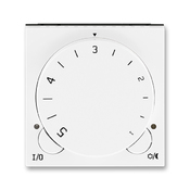 Termostat univerzální otočný (ovládací jednotka), Levit®, bílá / bílá