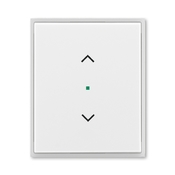 Kryt 1násobný, symbol „žaluzie“, Time®, Element®, bílá / ledová bílá