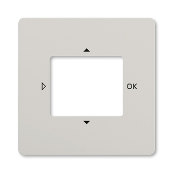 Kryt pro přístroje s displejovým modulem, světle šedá