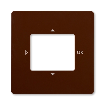 Kryt pro přístroje s displejovým modulem, hnědá