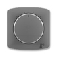 Kryt termostatu prostorového s otočným ovladačem, kouřová šedá