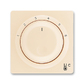 Kryt termostatu prostorového s otočným ovladačem, krémová