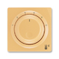 Kryt termostatu prostorového s otočným ovladačem, béžová