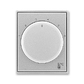 Kryt termostatu prostorového s otočným ovladačem, Tango®, titanová