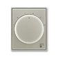 Kryt termostatu prostorového s otočným ovladačem, Tango®, starostříbrná