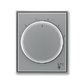 Kryt termostatu prostorového s otočným ovladačem, Tango®, ocelová