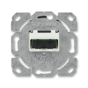 Zásuvka optická SC-Duplex, s kovovým třmenem, 