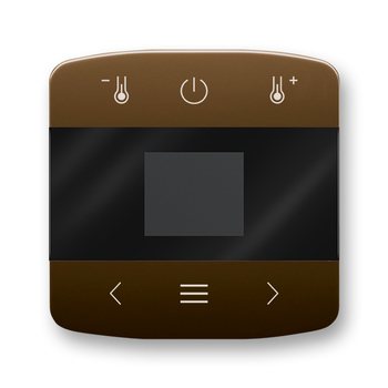 Kryt pro termostat s Bluetooth/ABB-free@home® wireless, hnědá