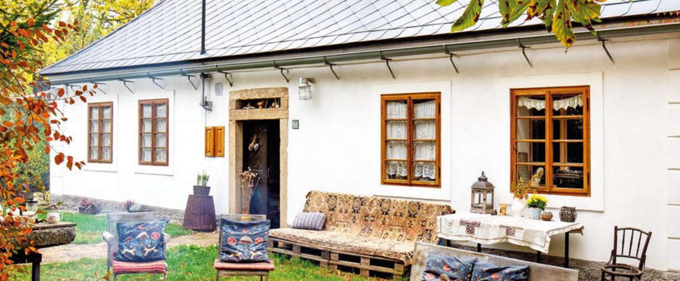 Zděná chalupa na Plzeňsku z roku 1870